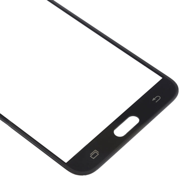 For Galaxy J7 V / J727V / J727P Front Screen Outer Glass Lens (Black)