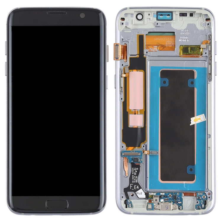 Original Super AMOLED Material LCD Screen and Digitizer Full Assembly(with Frame / Charging Port Flex Cable / Power Button Flex Cable / Volume Button Flex Cable) for Galaxy S7 Edge / G935F / G935FD