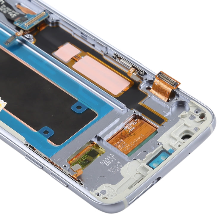 Original Super AMOLED Material LCD Screen and Digitizer Full Assembly(with Frame / Charging Port Flex Cable / Power Button Flex Cable / Volume Button Flex Cable) for Galaxy S7 Edge / G935F / G935FD
