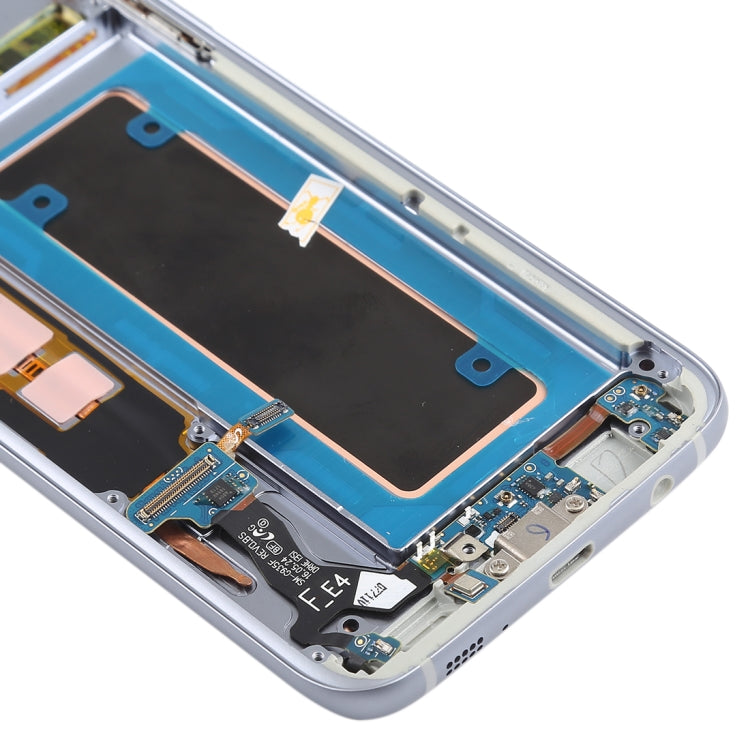 Original Super AMOLED Material LCD Screen and Digitizer Full Assembly(with Frame / Charging Port Flex Cable / Power Button Flex Cable / Volume Button Flex Cable) for Galaxy S7 Edge / G935F / G935FD