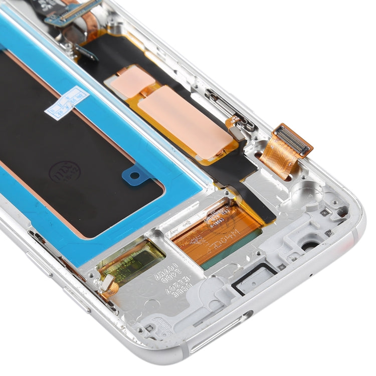 Original Super AMOLED Material LCD Screen and Digitizer Full Assembly(with Frame / Charging Port Flex Cable / Power Button Flex Cable / Volume Button Flex Cable) for Galaxy S7 Edge / G935F / G935FD