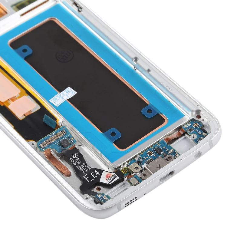 Original Super AMOLED Material LCD Screen and Digitizer Full Assembly(with Frame / Charging Port Flex Cable / Power Button Flex Cable / Volume Button Flex Cable) for Galaxy S7 Edge / G935F / G935FD