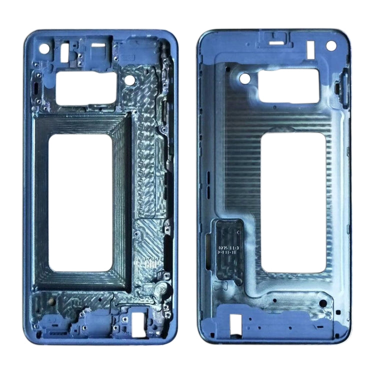 For Galaxy S10  Front Housing LCD Frame Bezel Plate (Blue)