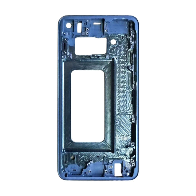 For Galaxy S10  Front Housing LCD Frame Bezel Plate (Blue)