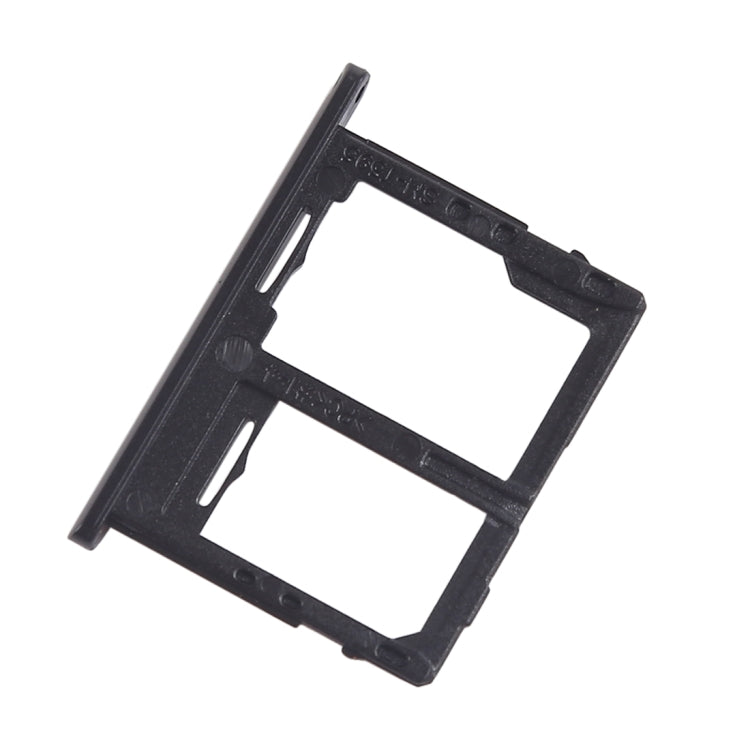 For Galaxy Tab A 10.5 inch T595 (4G Version) SIM Card Tray + Micro SD Card Tray (Black)