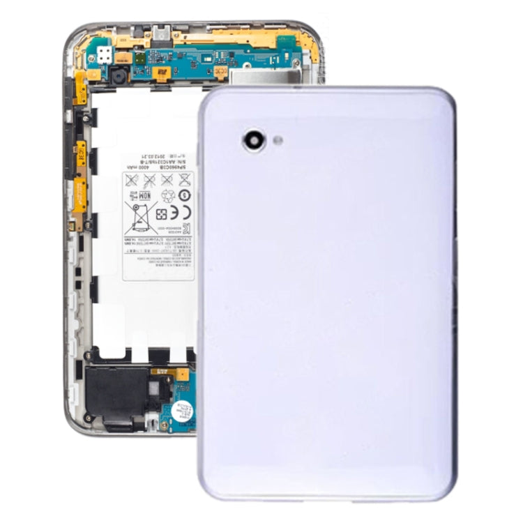 For Galaxy Tab 7.0 Plus P6210 Battery Back Cover (White)