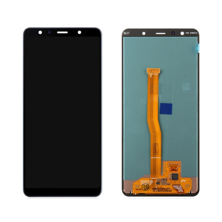 Original Super AMOLED LCD Screen for Galaxy A7 (2018) SM-A750F with Digitizer Full Assembly (Black)