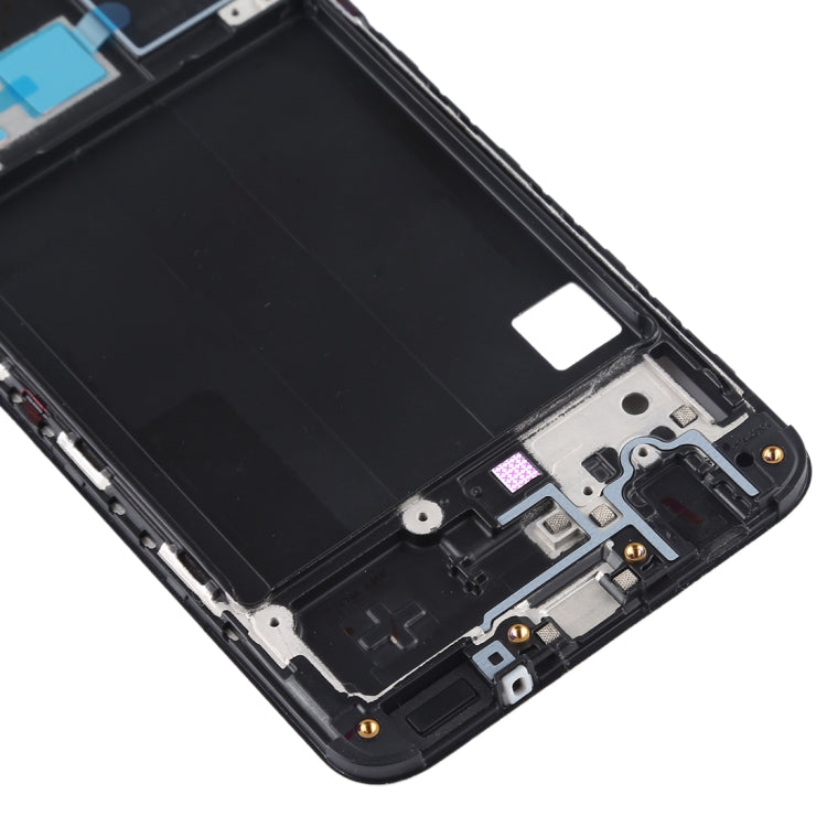 For Galaxy A40  Front Housing LCD Frame Bezel Plate (Black)