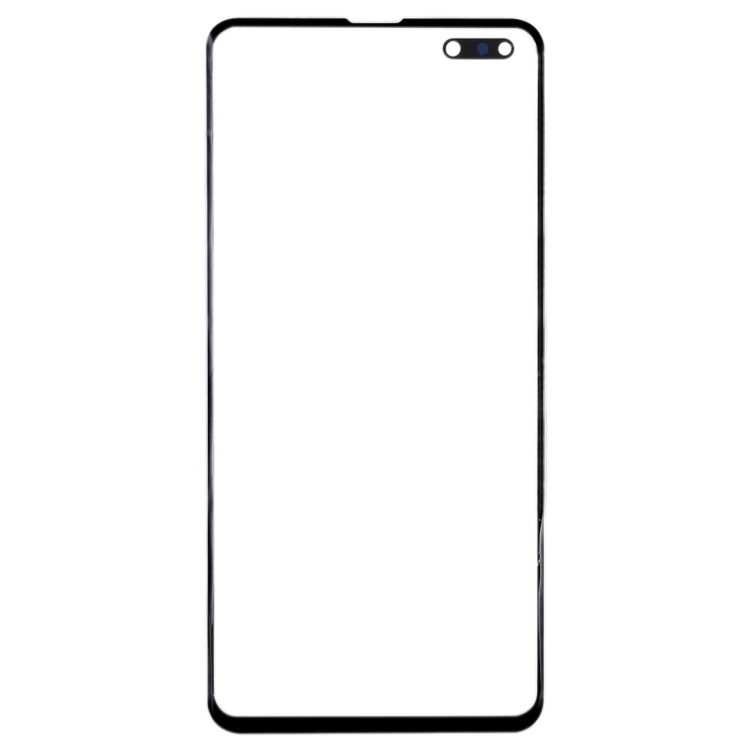 For Galaxy S10 5G  Front Screen Outer Glass Lens (Black)