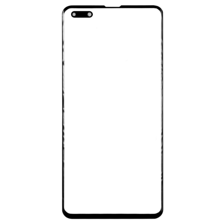 For Galaxy S10 5G  Front Screen Outer Glass Lens (Black)