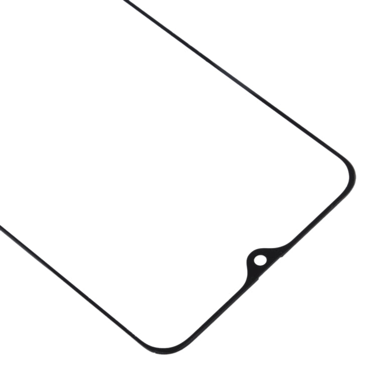 For Galaxy A40s Front Screen Outer Glass Lens (Black)