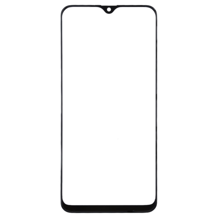 For Galaxy A30s Front Screen Outer Glass Lens (Black)