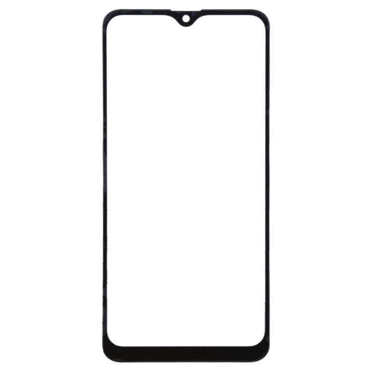 For Galaxy A10s  Front Screen Outer Glass Lens (Black)
