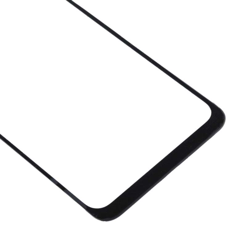 For Galaxy A10s  Front Screen Outer Glass Lens (Black)