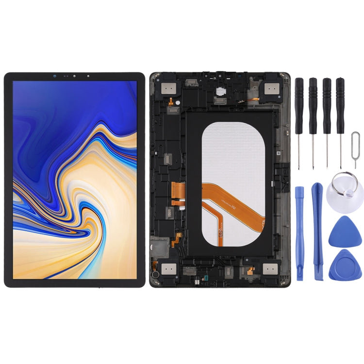 Original LCD Screen for Galaxy Tab S4 10.5 inch SM-T835 (LTE Version) Digitizer Full Assembly with Frame (Black)