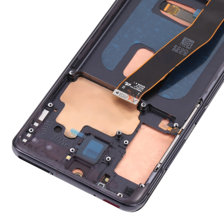 Original Dynamic AMOLED Material LCD Screen and Digitizer Full Assembly with Frame for