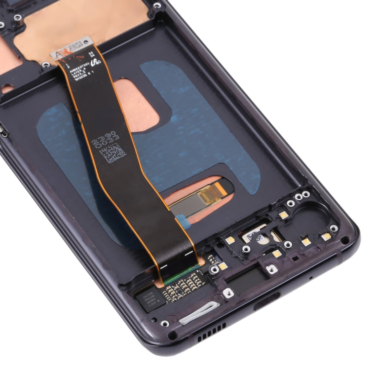 Original Dynamic AMOLED Material LCD Screen and Digitizer Full Assembly with Frame for