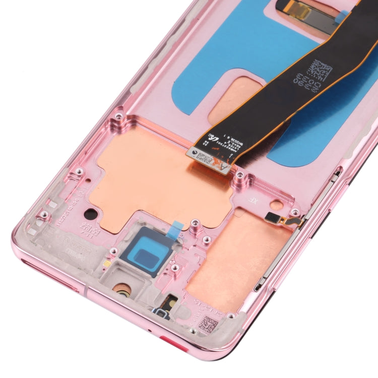 Original Dynamic AMOLED Material LCD Screen and Digitizer Full Assembly with Frame for