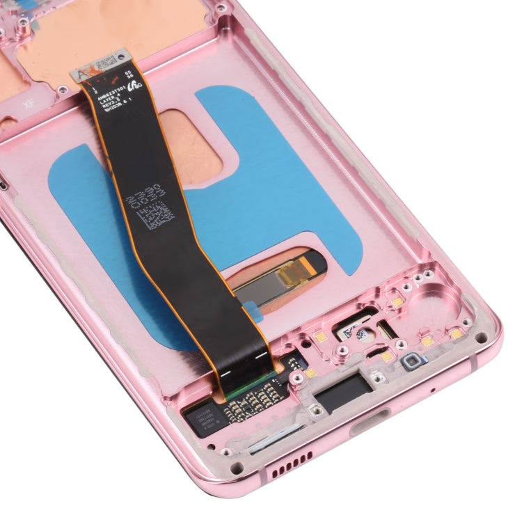 Original Dynamic AMOLED Material LCD Screen and Digitizer Full Assembly with Frame for