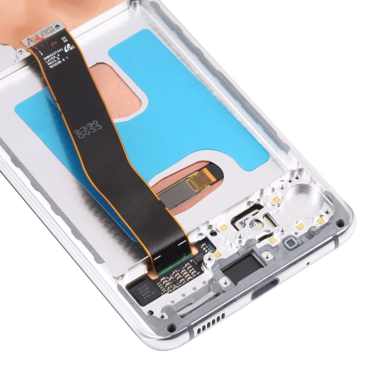 Original Dynamic AMOLED Material LCD Screen and Digitizer Full Assembly with Frame for