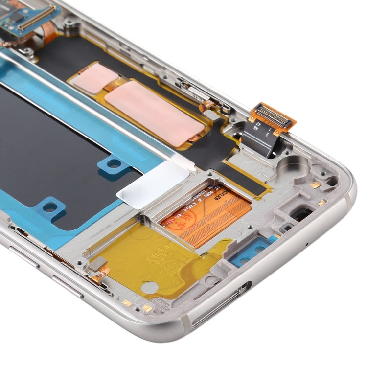 OLED LCD Screen for Samsung Galaxy S7 Edge / SM-G935F Digitizer Full Assembly with Frame