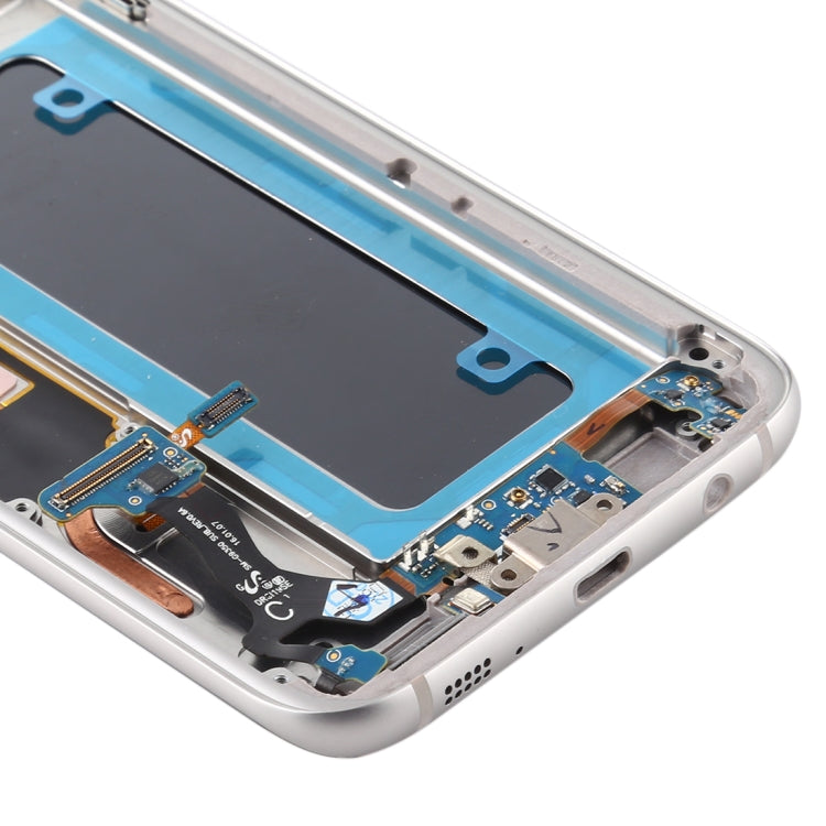 OLED LCD Screen for Samsung Galaxy S7 Edge / SM-G935F Digitizer Full Assembly with Frame