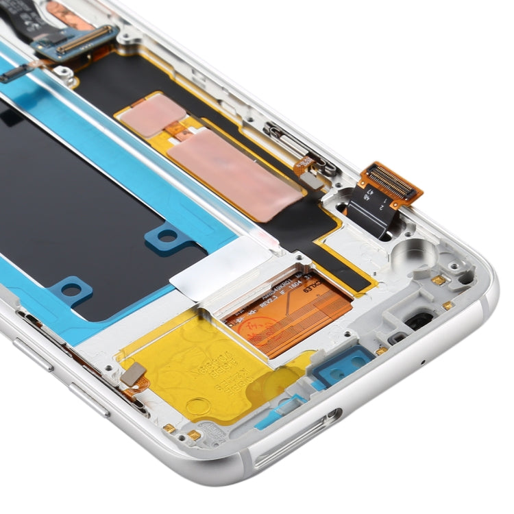 OLED LCD Screen for Samsung Galaxy S7 Edge / SM-G935F Digitizer Full Assembly with Frame