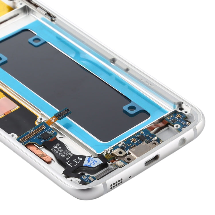 OLED LCD Screen for Samsung Galaxy S7 Edge / SM-G935F Digitizer Full Assembly with Frame