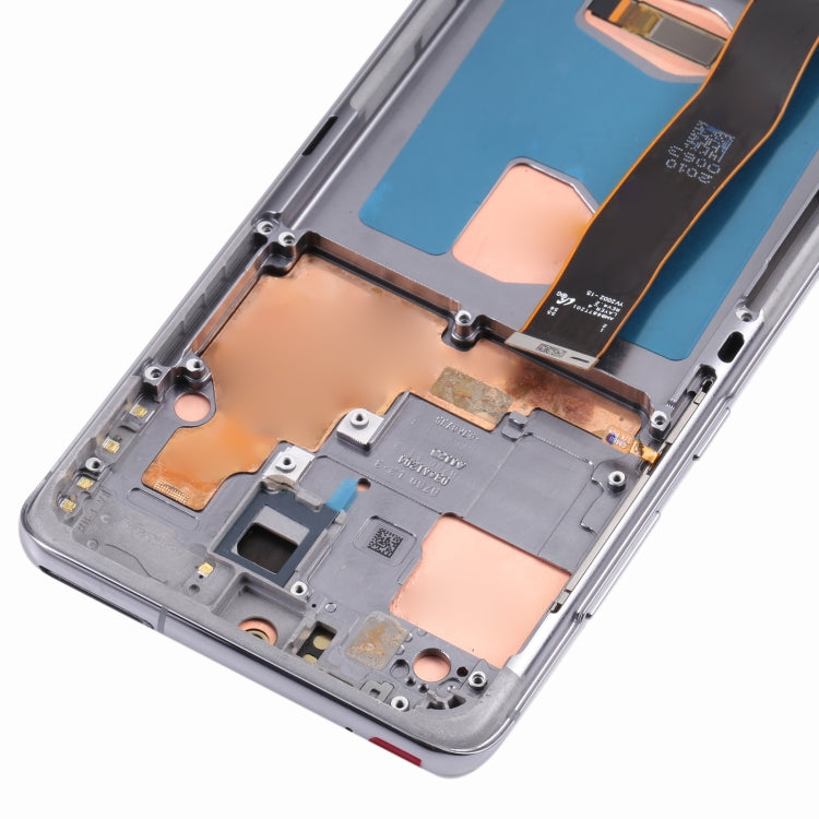 Original Super AMOLED LCD Screen for Samsung Galaxy S20 Ultra 4G/S20 Ultra 5G Digitizer Full Assembly with Frame