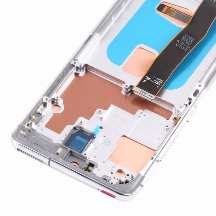 Original Super AMOLED LCD Screen for Samsung Galaxy S20 Ultra 4G/S20 Ultra 5G Digitizer Full Assembly with Frame