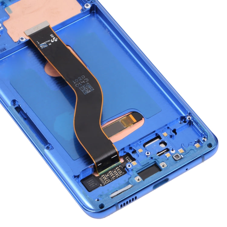 Original Super AMOLED LCD Screen for Samsung Galaxy S20+ 5G SM-G986B/G985 Digitizer Full Assembly with Frame