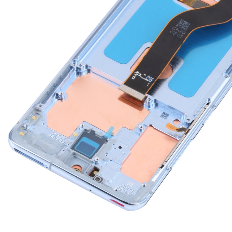Original Super AMOLED LCD Screen for Samsung Galaxy S20+ 5G SM-G986B/G985 Digitizer Full Assembly with Frame