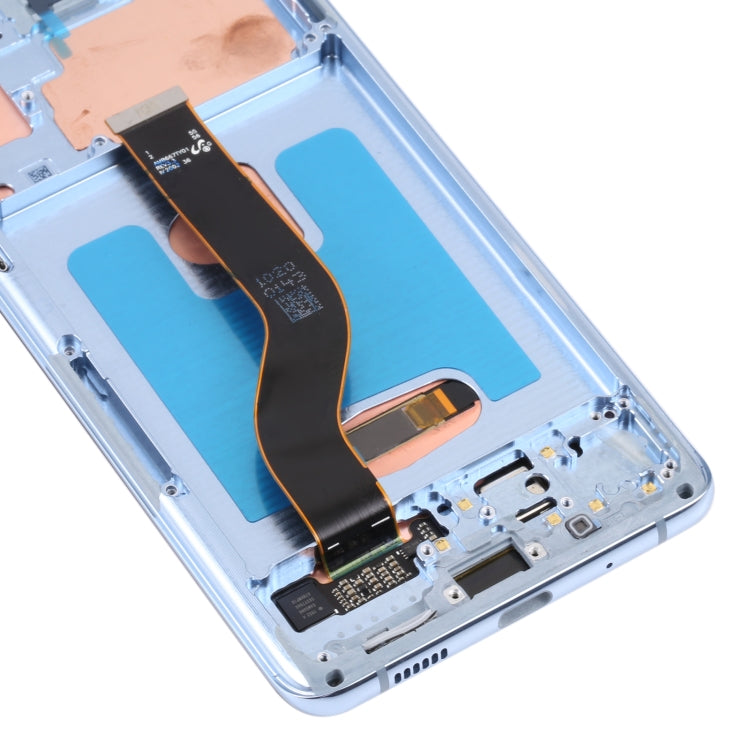 Original Super AMOLED LCD Screen for Samsung Galaxy S20+ 5G SM-G986B/G985 Digitizer Full Assembly with Frame