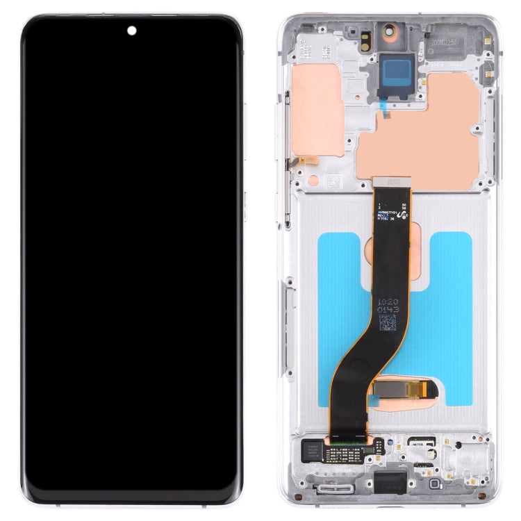 Original Super AMOLED LCD Screen for Samsung Galaxy S20+ 5G SM-G986B/G985 Digitizer Full Assembly with Frame