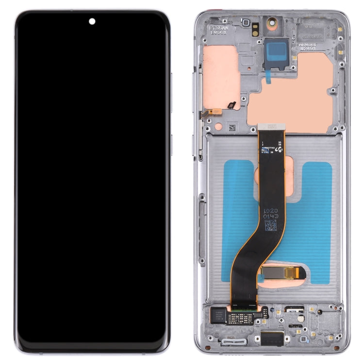 Original Super AMOLED LCD Screen for Samsung Galaxy S20+ 5G SM-G986B/G985 Digitizer Full Assembly with Frame