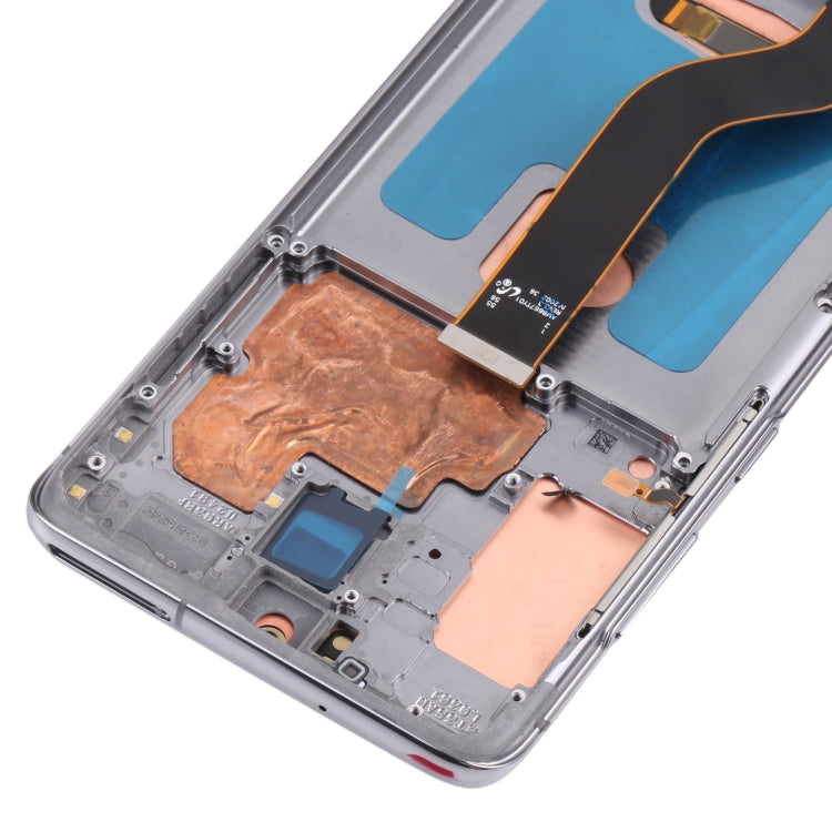 Original Super AMOLED LCD Screen for Samsung Galaxy S20+ 5G SM-G986B/G985 Digitizer Full Assembly with Frame