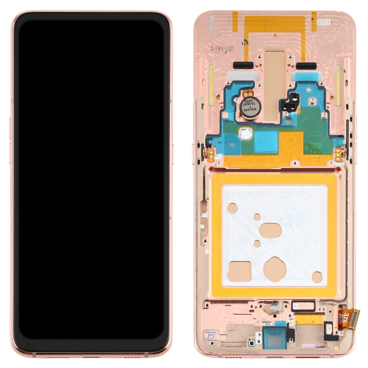 TFT LCD Screen for Samsung Galaxy A80 Digitizer Full Assembly with Frame (Gold)