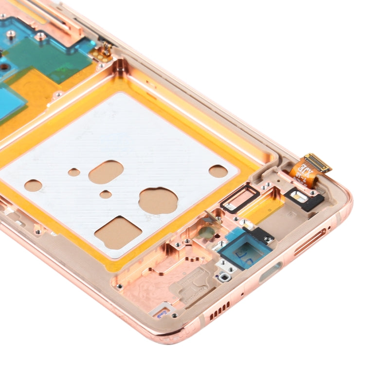 TFT LCD Screen for Samsung Galaxy A80 Digitizer Full Assembly with Frame (Gold)
