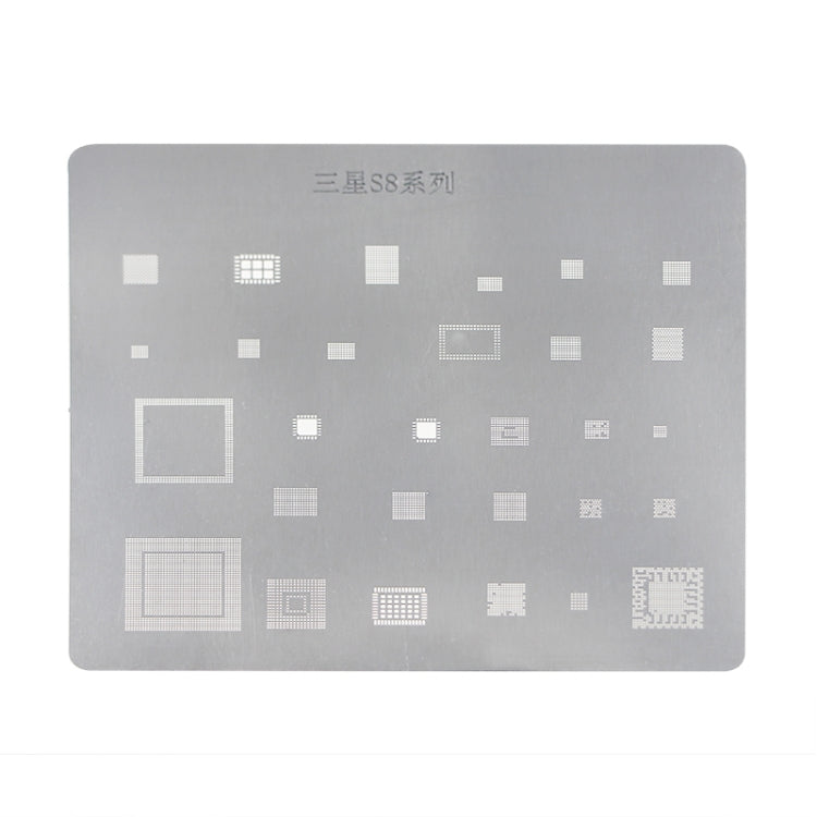 Mobile Phone Rework Repair BGA Reballing Stencils for Galaxy S8