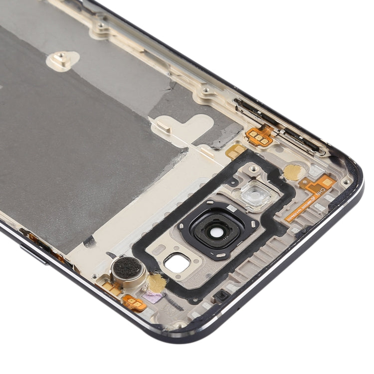 For Galaxy A8 Back Cover with Side Keys & Camera Lens