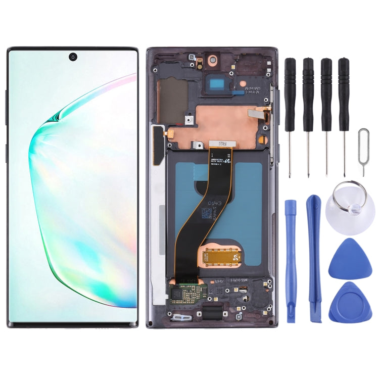 Original LCD Screen for Samsung Galaxy Note10 4G/Note10 5G SM-N971/N970 Digitizer Full Assembly With Frame