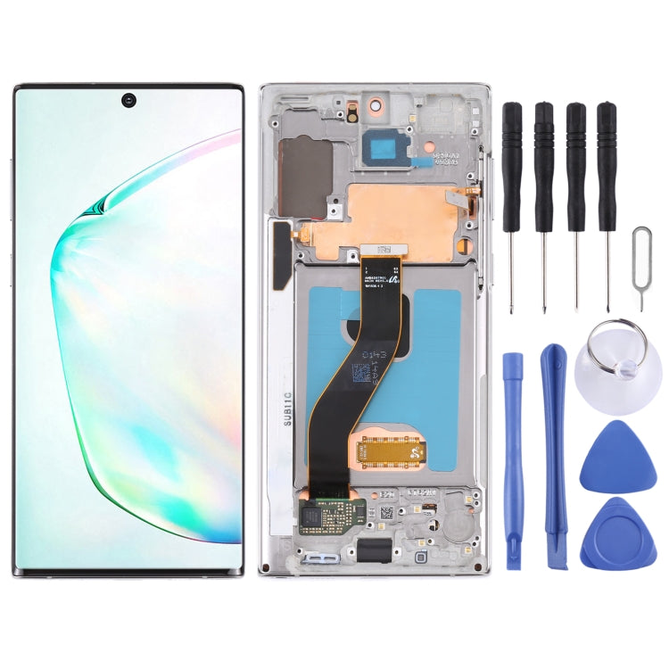 Original LCD Screen for Samsung Galaxy Note10 4G/Note10 5G SM-N971/N970 Digitizer Full Assembly With Frame