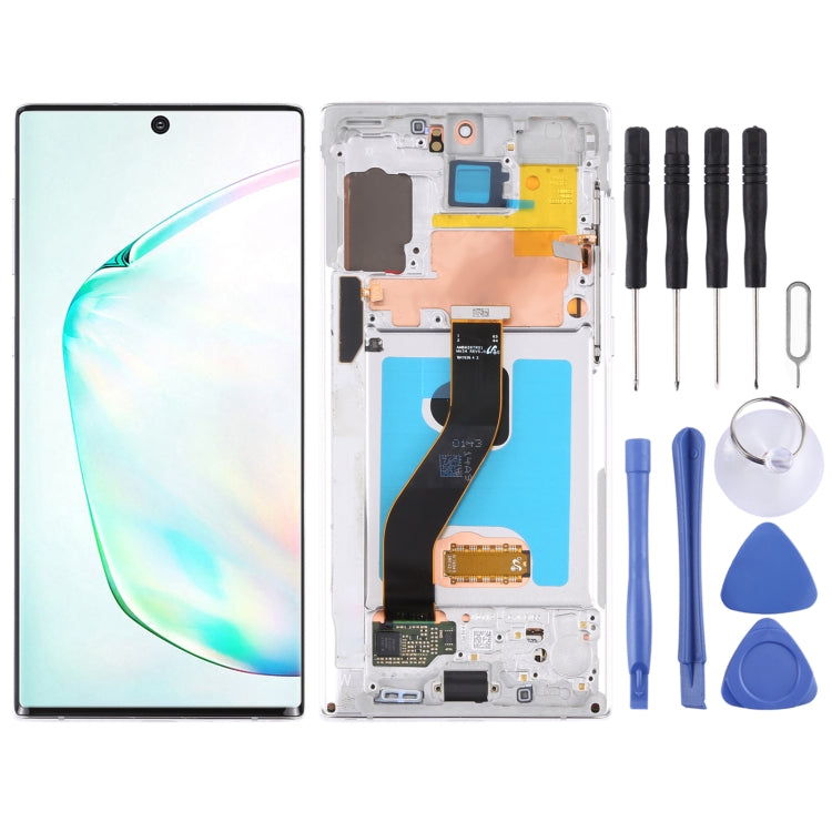 Original LCD Screen for Samsung Galaxy Note10 4G/Note10 5G SM-N971/N970 Digitizer Full Assembly With Frame
