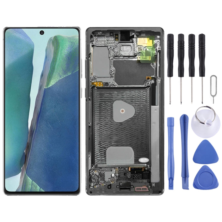 Original LCD Screen for Samsung Galaxy Note20 4G SM-N980 Digitizer Full Assembly With Frame