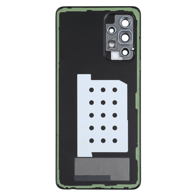 For Samsung Galaxy A52 5G/4G Battery Back Cover with Camera Lens Cover (Black)
