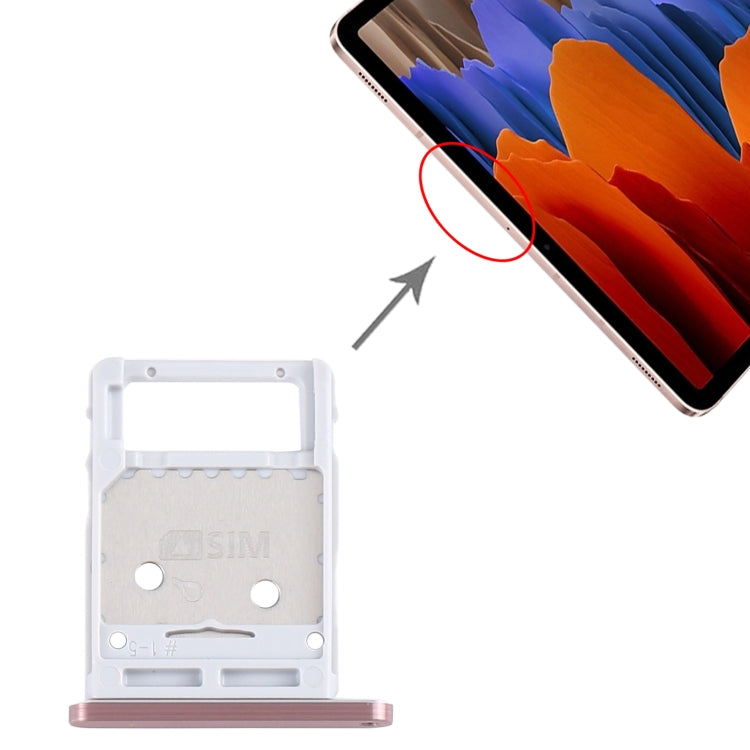 For Samsung Galaxy Tab S7 SM-T870/T875 SIM Card Tray + Micro SD Card Tray