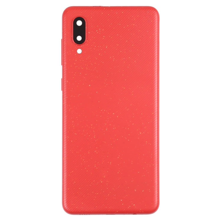 For Samsung Galaxy A02 Battery Back Cover with Camera Lens Cover