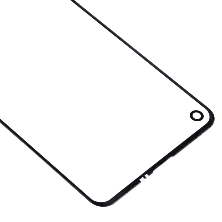 For Samsung Galaxy A8s / Galaxy A9 Pro 2019 10pcs Front Screen Outer Glass Lens (Black)