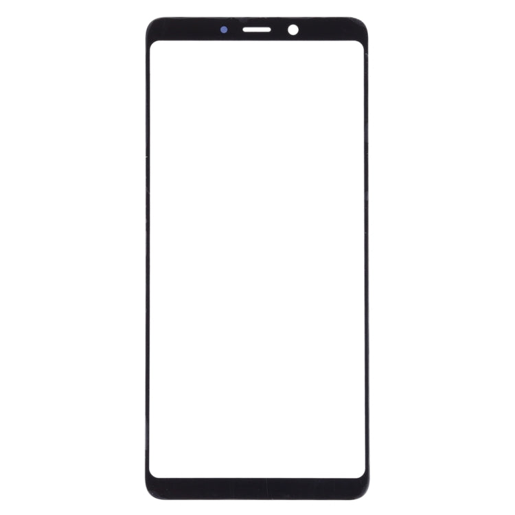 For Samsung Galaxy A9 (2018) / A9s 10pcs Front Screen Outer Glass Lens (Black)