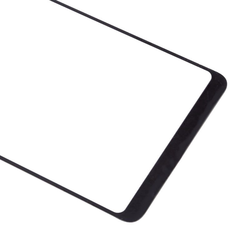 For Samsung Galaxy A9 (2018) / A9s 10pcs Front Screen Outer Glass Lens (Black)